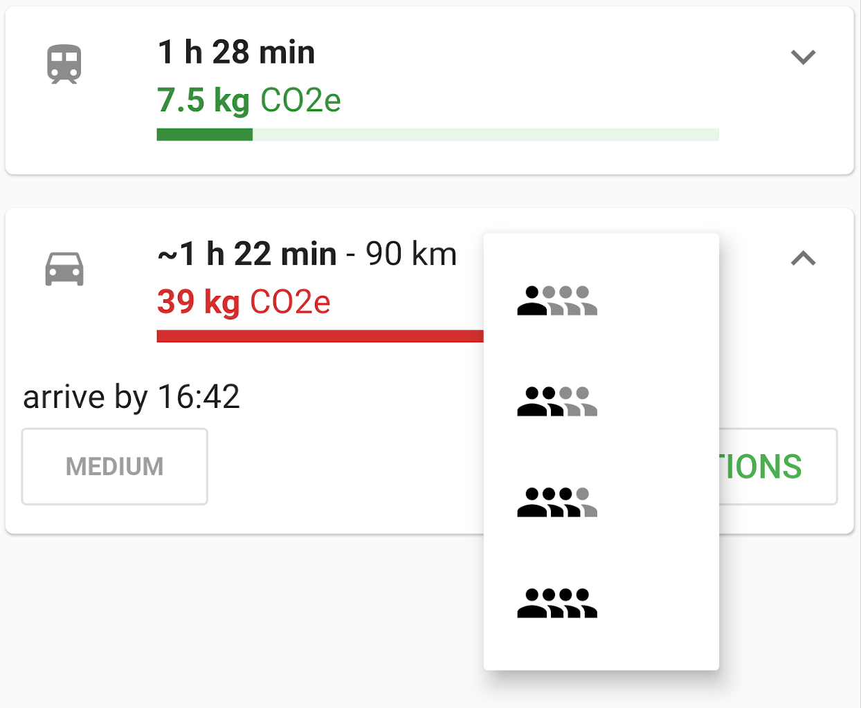 Configure the type of transport